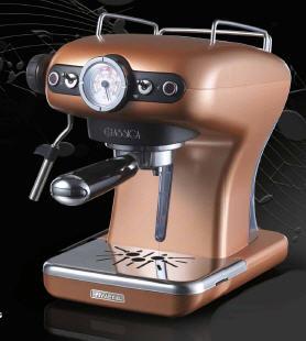 Ariete 1389 00M138918AR0 CAFFE` RETRO` 1389 COPPER Koffieautomaat Espresso houder
