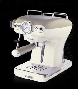 Ariete 1389 00M138913ARAS CAFFE` RETRO` 1389 (CREAM-BEIGE) Koffie apparaat Espresso houder
