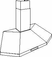 Atag WG1..A Piramide schouwkap met inliggende of externe motor Oven-Magnetron Magnetronlamp