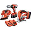 BLACK+DECKER FS318WC Type 1 (QU) 18V 3 TOOL COMBO KIT onderdelen en accessoires