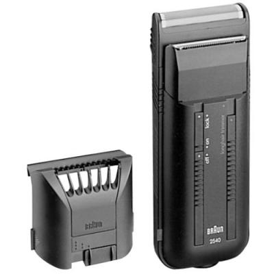 Braun 2560, black/metal 5596 E-Razor, Shave & Shape, Entry 65596720 Elektra benodigdheden