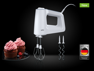 Braun 4644-HM3100WH 0X22211007 MultiMix 3 Hand mixer HM 3100 Klein huishoudelijk onderdelen en accessoires