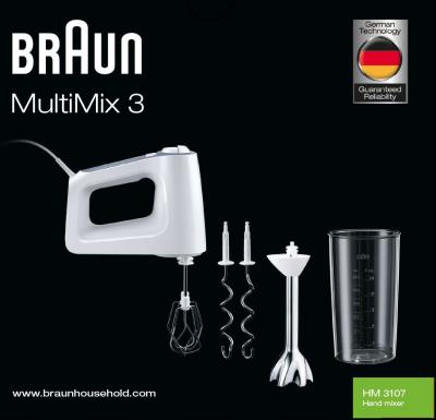 Braun 4644-HM3107WH HM INT S11 0X22211015 Keukenapparatuur onderdelen en accessoires