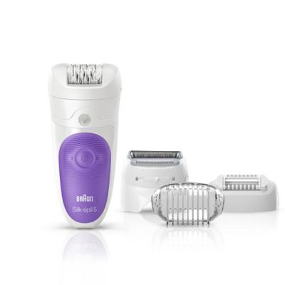 Braun 5-511, Silk Epil 5, Legs, white/turquoise GzG 5390 Silk-épil 5, Legs&Body, Wet & Dry epilator 81632126 Persoonlijke verzorging Epilator Accu