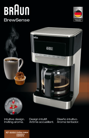 Braun KF6050BK 0X13211025 BrewSense Coffee Maker 3107 - KF6050BK Koffie onderdelen