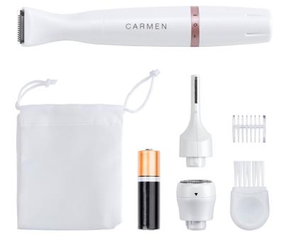 Carmen CLS0301W/01 CLS0301W01 CLS0301W Trimmerset - op batterij - 7 in 1 onderdelen en accessoires