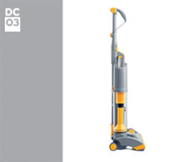 Dyson DC03 03334-14 DC03 Absolute Euro  (Grey/Purple/Yellow) onderdelen en accessoires