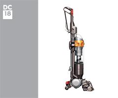 Dyson DC18 (Retired) 12867-01 DC18 Allergy Euro **RETIRED** (Iron/Titanium/Yellow) Stofzuiger Gladde vloeren borstel