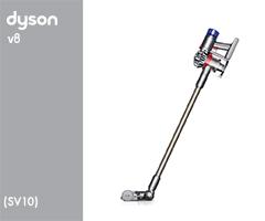 Dyson SV10 27312-01 SV10 Absolute Pro EU/RU/CH Ir/SNk/Fu 227312-01 (Iron/Sprayed Nickel/Fuchsia) 2 Stofzuiger Wiel