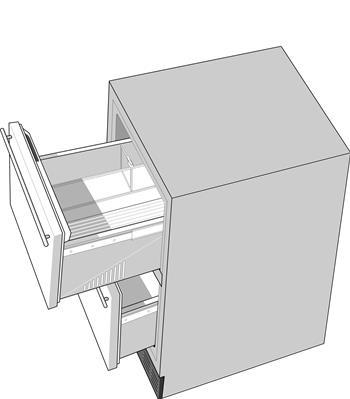 GE MONOGRAM HLP1361/03 ZIDS240WSS onderdelen en accessoires