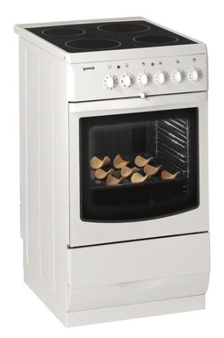 Gorenje E51T1-E2/03 EC234W 178980 Gasfornuis Kookplaat