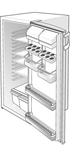 Gorenje HS2226/01 R4225W 266291 Vrieskast Flessenbak