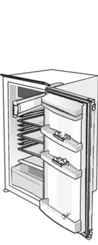 Gorenje HTI1726/02 RBI4174W 695829 IJskast Scharnier