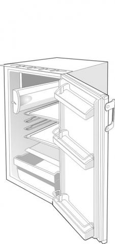 Gorenje HTS1356/02 RB3131MKR 311305 Koeling Scharnier