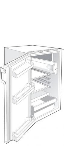 Gorenje HTS1356/04 RB3131MKL 169528 Vrieskast Deur vriesvak