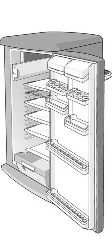 Gorenje HTS2866/00 RB6288OG 163385 Vrieskist Vriesdeur