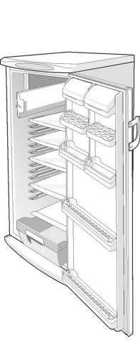 Gorenje HTS2866/00 RB6288W 147616 Koeling Scharnieren