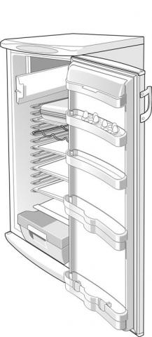 Gorenje HTS2866/02 R2746CLA4 233448 Vrieskist Deur vriesvak