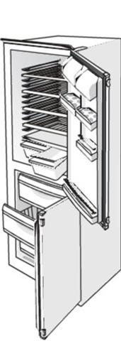 Gorenje HZDI2626/01 KIE257BAA 645963 Koeling Deurrek