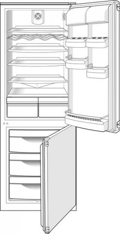 Gorenje HZDI2626/02 RKI4265W 184634 Diepvriezer Fitting