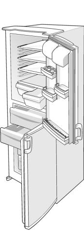 Gorenje HZDS2526/01 RK4256W 151890 Vriezer Deurbak