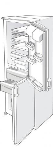 Gorenje HZDS2526/04 RK4256E 148448 Koelkast Houder