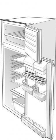 Gorenje HZI2026/01 RFI4121AW 373976 Vriezer Fitting