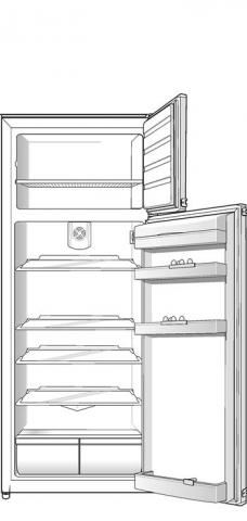 Gorenje HZI2726/01 RFI4275W 152675 Koelkast Afdekking