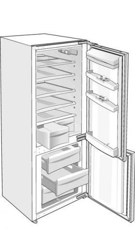 Gorenje HZI2986/01 RKI5294W 137213 Koelkast Scharnieren