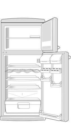 Gorenje HZS2766/01 RF6275OG 163386 Vrieskast Thermostaat