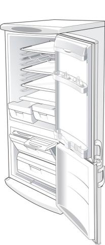 Gorenje HZS2866/01 RK6284E 158323 Koeling Diepvriesdeur