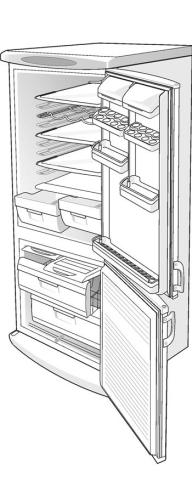 Gorenje HZS2866/06 RK6285E 145022 Koelkast Diepvriesdeur