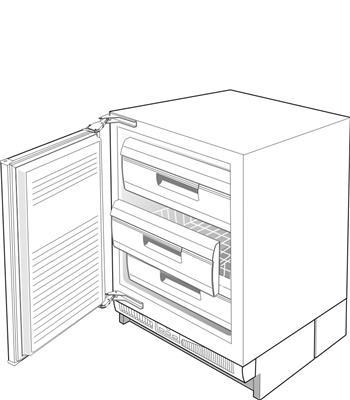 Gorenje ZOPI1066/02 FIU6091AW-L 362665 Koelkast Deurscharnier