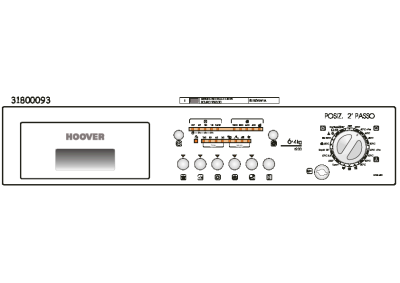 Hoover HDB 642-80 31800093 Wasmachine Vering