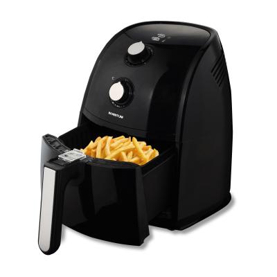 Inventum GF250HL/01 GF250HL Airfryer - Inhoud 2,5 liter - Zwart/RVS onderdelen Kookapparatuur