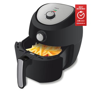 Inventum GF552HL/01 GF552HL Airfryer - Inhoud 5,5 liter - Zwart/RVS onderdelen Kookapparatuur