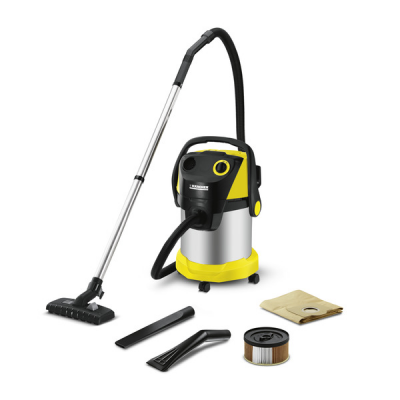 Karcher WD 5.220M Steel Edition *EU-I 1.347-814.0 Stofzuiger Vloerborstel