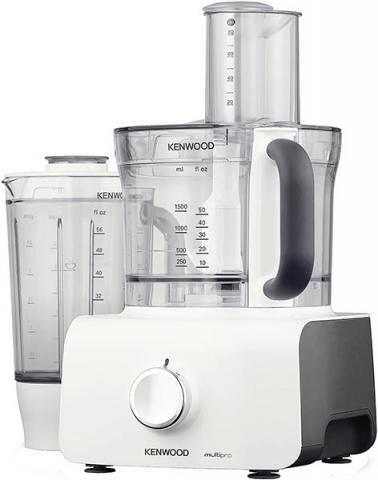 Kenwood FDP623WH FOOD PROCESSOR 0W22010001 FDP623WH FOOD PROCESSOR + PLASTIC LIQUIDISER + DOUGH TOOL + WHISK + MINI-BOWL + Keukenmachine Garde