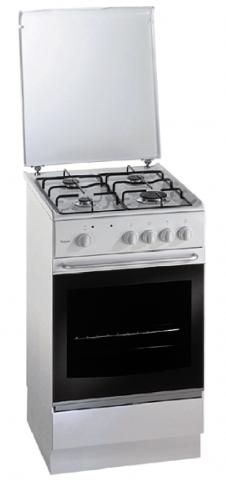 Pelgrim PE51WIT/P01 gas-elektro-fornuis, 50 cm breed wisselstukken Koken